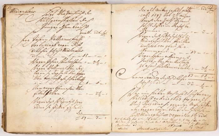 Waltgeding. - Waldordnung für das junge und alte Dambroich. Deutsche Handschrift auf Papier. (Haus Pleis), 21. Juni 1724.