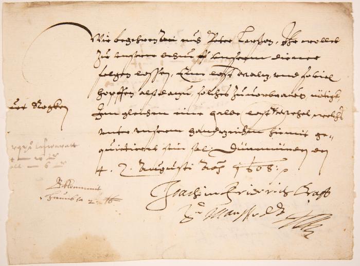 MANSFELD, JOACHIM FRIEDRICH VON (1581 Friedeburg - 1623 ebd.)
