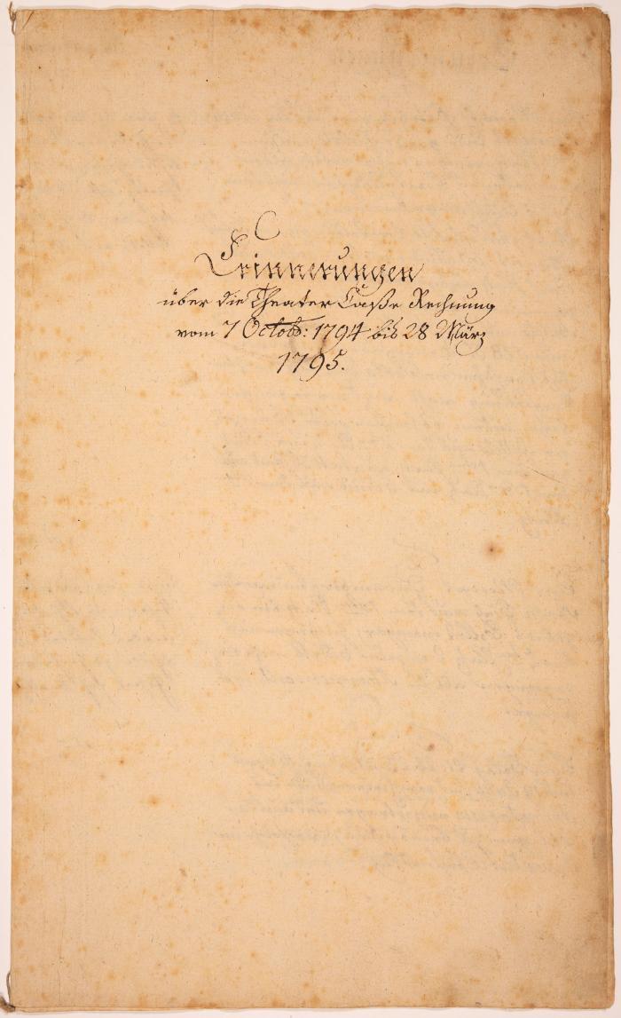 GOETHE, JOHANN WOLFGANG VON (1749 Frankfurt am Main - 1832 Weimar)