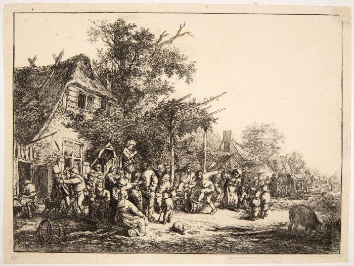 Das Fest unter der Laube ca. 1652 / Die Sänger am Fenster ca. 1653