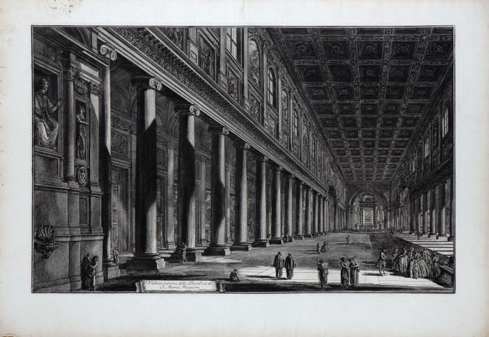 Veduta interna della Basilica di S. Maria Maggiore