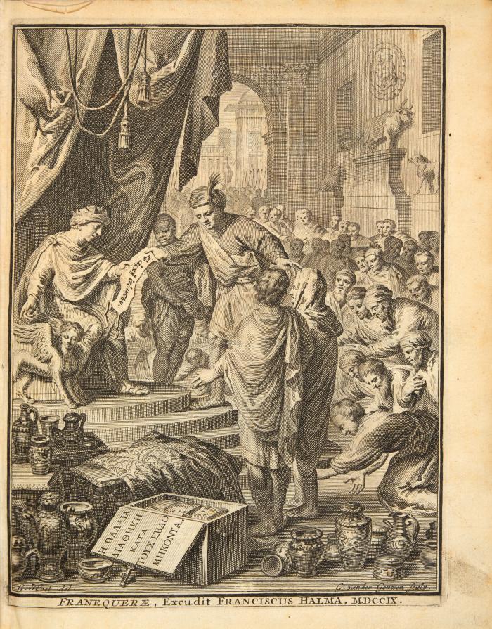 Biblia graeca. - He palaia diatheke kata tous hebdomekonta. Vetus testamentum ex versione Septuaginta interpretum. Summa cura edidit Lambertus Bos.