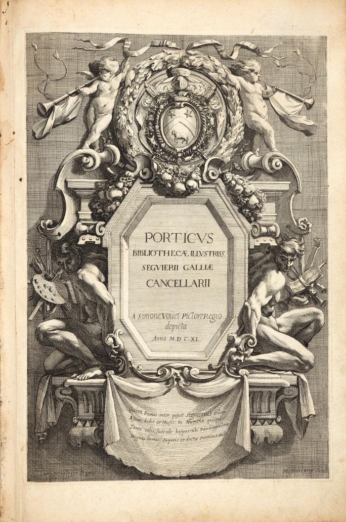 Porticus bibliothecae illustriss. Segvierii Galliae cancellarii.