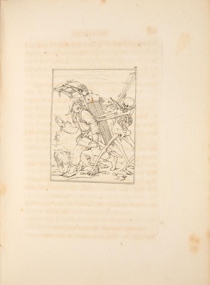 Der Todtentanz. Ein Gedicht. Mit 48 Kupfern in treuen Conturen nach H. Holbein.