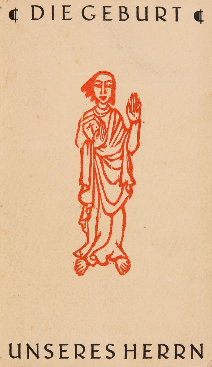Staatliche Kunstgewerbeschule Kassel. Die Geburt unseres Herrn. Ausgewählte Stellen der Heiligen Schrift mit Holzschnitten von Gertrud Vogt. Kassel: Werkstatt der Staatl. Kunstgewerbeschule