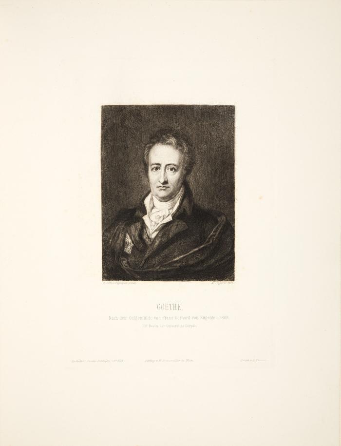 Die Goethe-Bildnisse. Biographisch-kunstgeschichtlich dargestellt.