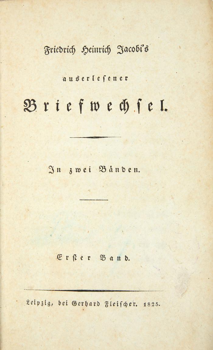 Auserlesener Briefwechsel (hrsg. von Friedrich Roth). 2 Bde.