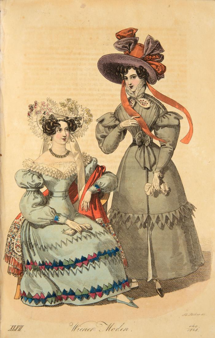 Wiener Zeitschrift für Kunst, Literatur, Theater und Mode. Hrsg. von Johann Schickh. 2 Jge. in 8 Bdn.