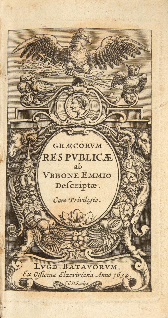 Graecorum res publicae. 2 Tle. in 1 Bd.
