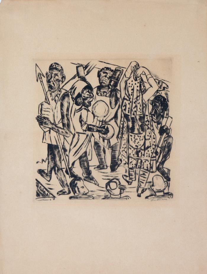 Blatt 9 (von 10) aus: Der Jahrmarkt