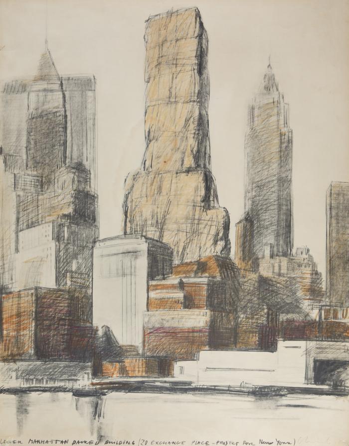 Lower Manhattan Packed Building, 20 Exchange Place-Project for New York