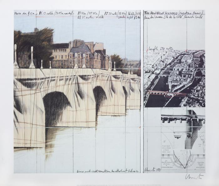 The Pont Neuf wrapped