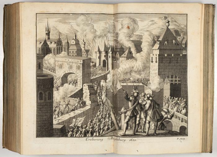 Annales Ferdinandei oder Wahrhaffte Beschreibung Kaysers Ferdinandi des Andern Geburth, Aufferziehung und bißhero in Krieg und Friedens-Zeiten vollbrachten Thaten. Tle. V/ VI und IX -XII (von 12) in 5 Bdn.