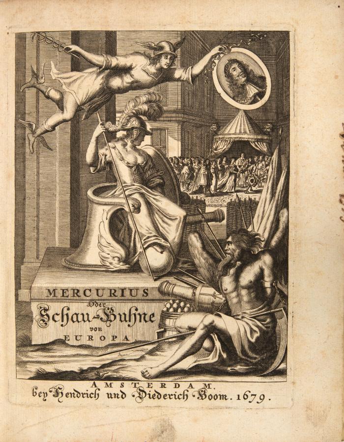 Neuer Mercurius, oder Schau-Bühne von Europa. 2 Teile in 1 Band.