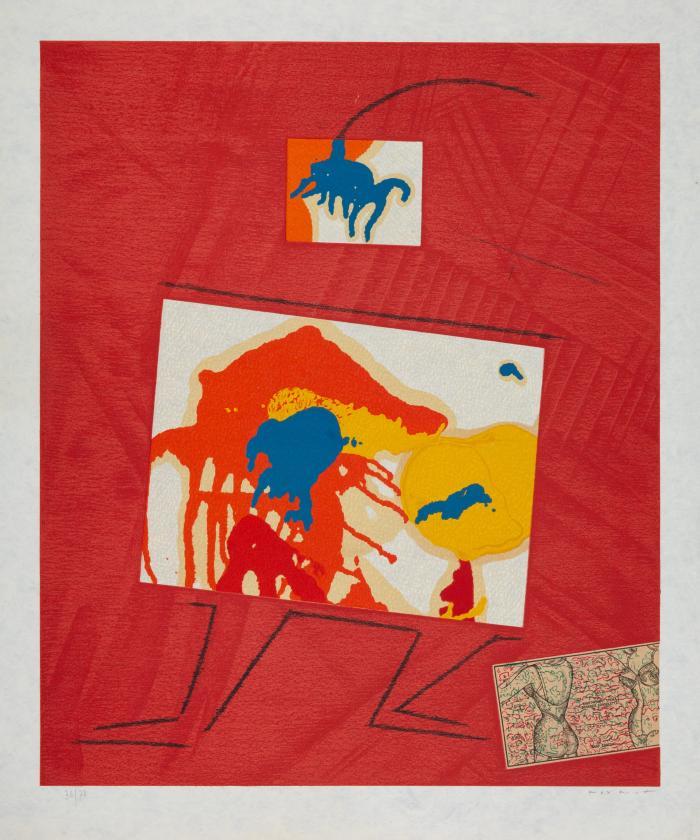 S'égayant s'égratignant à l'objection (zu: Max Ernst. Zu: René Char - Max Ernst, Dent prompte)