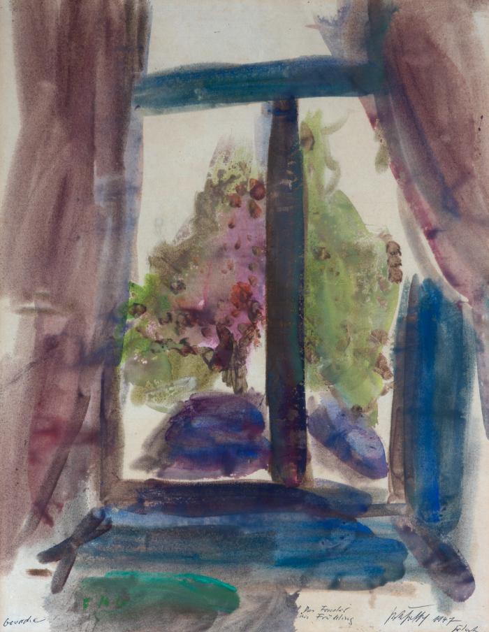 Das Fenster im Frühling