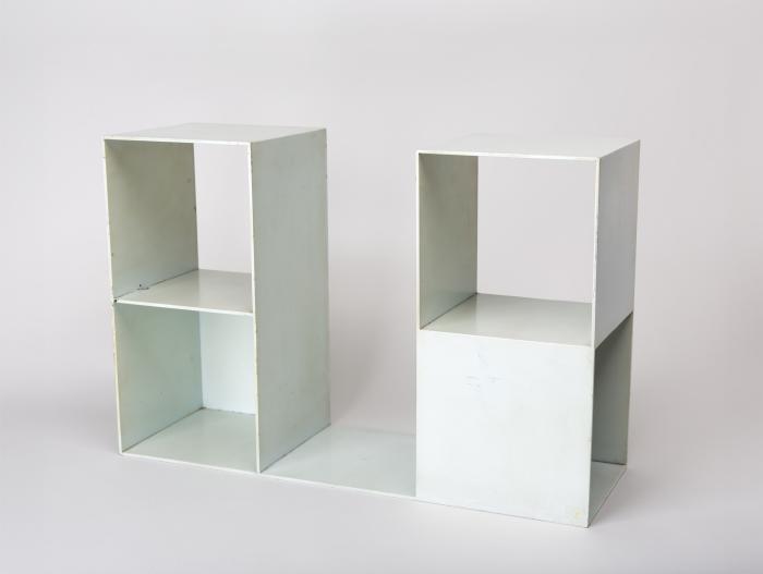 2/2 Two Two-part pieces using a cube with opposite sides removed