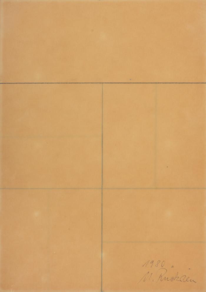 Ohne Titel (Linien) 1980 / Ohne Titel (Linien)