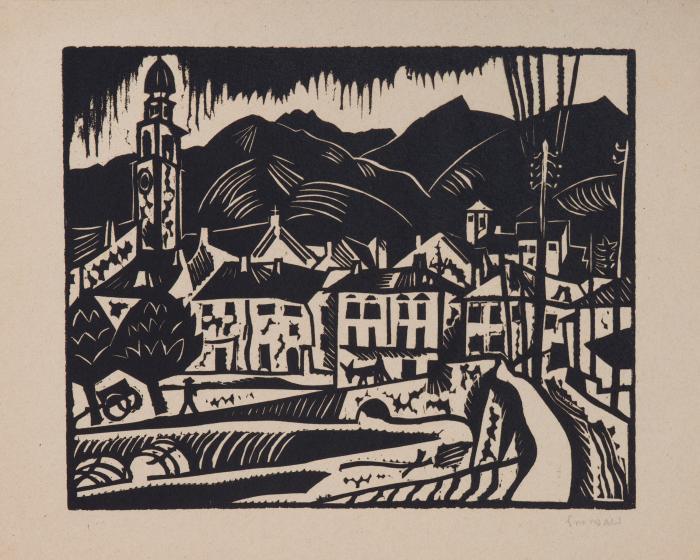 Ascona 1921 / Plakat Bildungswerk Neuhausen 1971 / Ohne Titel (Icarus)