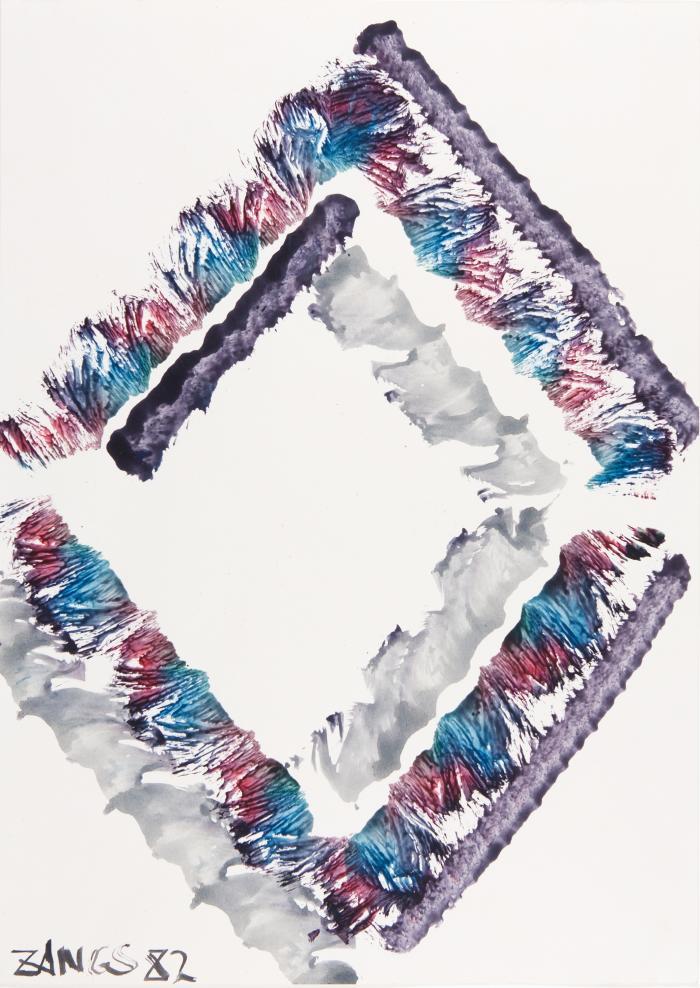Ohne Titel (Pinselabwicklung)