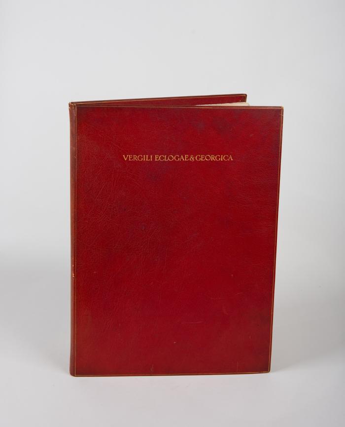 ARISTIDE MAILLOL
PUBLIUS VERGILIUS MARO: Les Éclogues. Texte original et traduction nouvelle par Marc Lafargue. Bois dessinés et exécutés par Aristide Maillol.