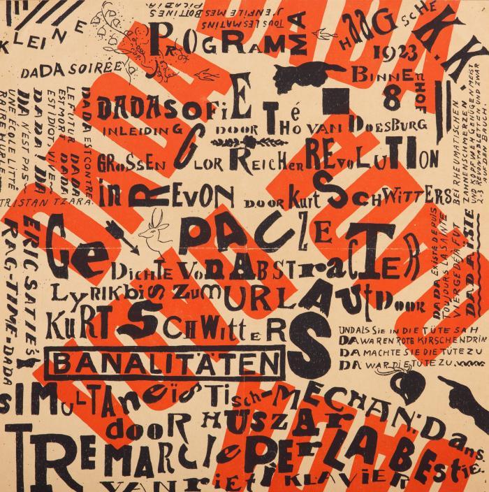 KURT SCHWITTERS / THEO VAN DOESBURG

Kleine Dada Soirée 1923