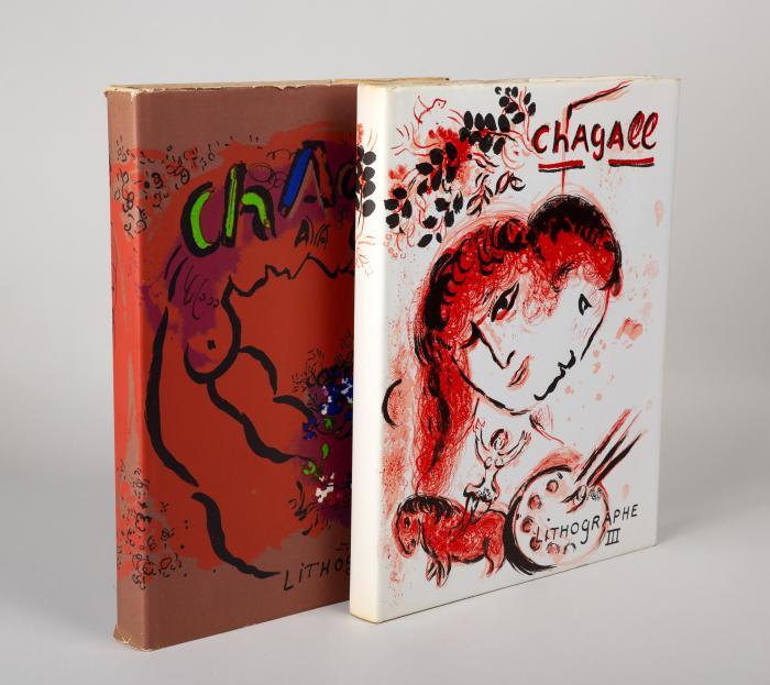 MARC CHAGALL
FERNAND MOURLOT u. CHARLES SORLIER: Chagall Lithograph. Bde. I und III (deutsche Ausg.) in 2 Bdn.