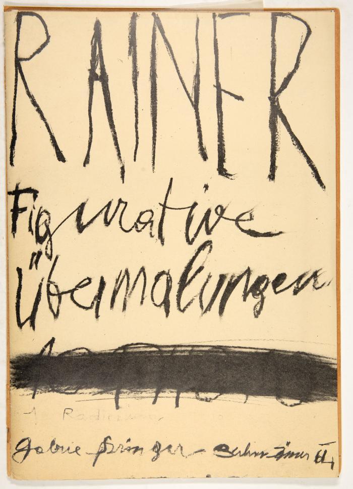 ARNULF RAINER
Figurative Übermalungen (Mappe).