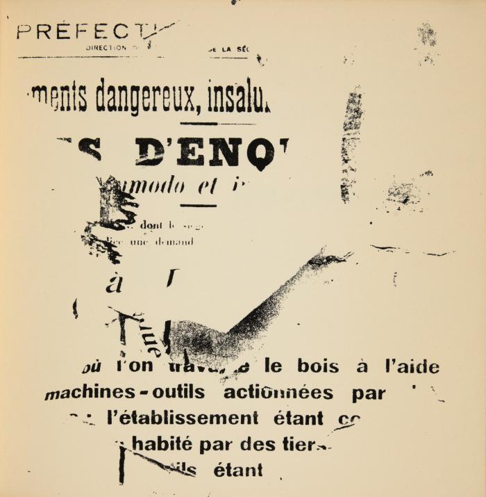 VOSTELL, WOLF
FRANÇOISE DUFRÊNE: Tombeau de Pierre Larousse (TPL). Poésie von Françoise Dufrêne. 
