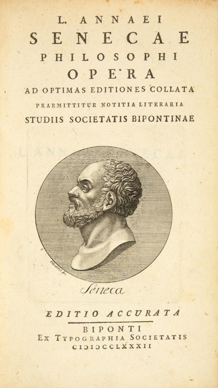 Opera ad optimas editiones collata. Praemittitur notitia literaria studiis societatis Bipontinae. Editio accurata. 4 in 2 Bdn.