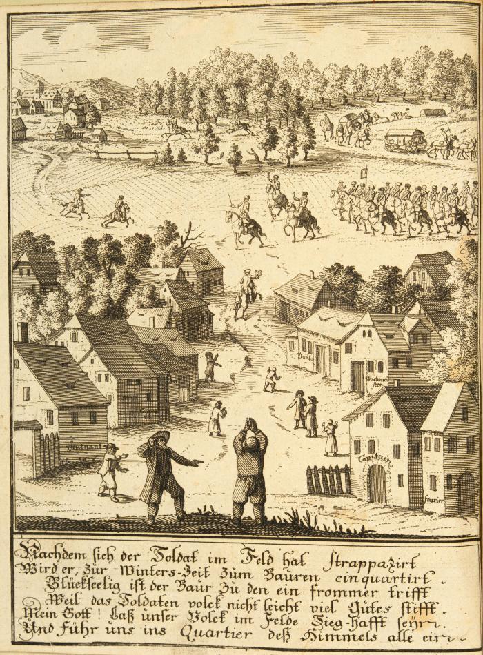 Tractatus juridico-politico-polemico-historicus de jure metatorum vel hospitationibus militum. Vom Einquartirungs-Recht, welcher sowol aus alten Reichs-Gesezen als neuen Reichs-Constitutionen, und Verpflegungs-Ordonnanzen, zusammen getragen. ... wegen seiner Vortrefflichkeit ... ins Teutsche übersetzt und mit VI. remarquablen Beylagen im Anhang vermehrt, und mit etlichen nöthigen Registern versehen.