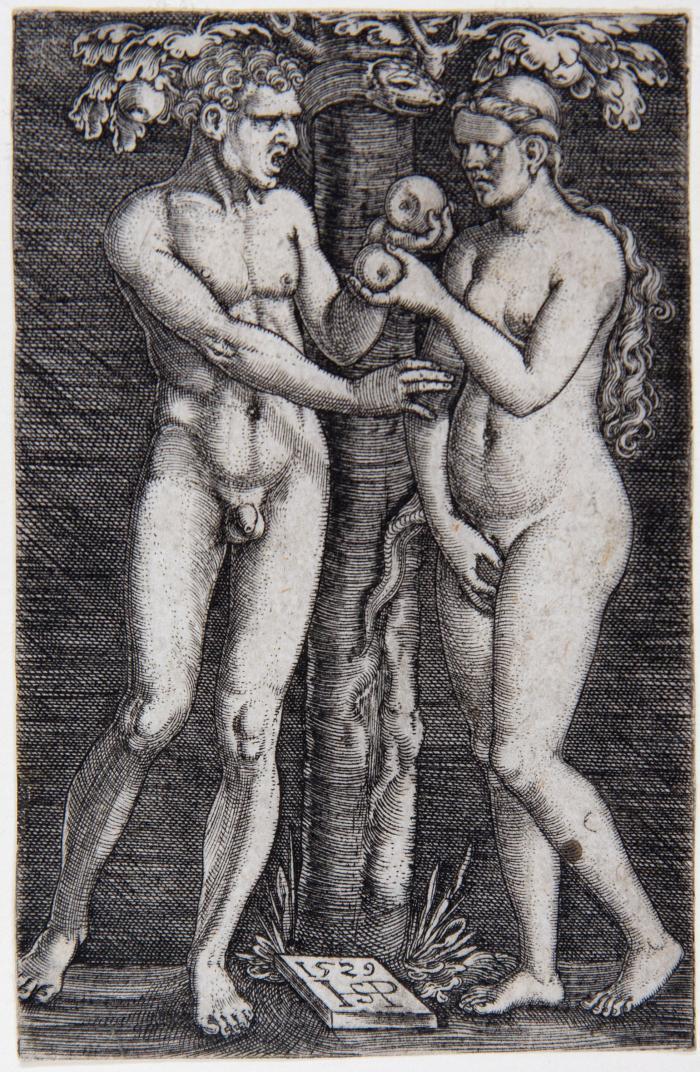 Adam und Eva, stehend