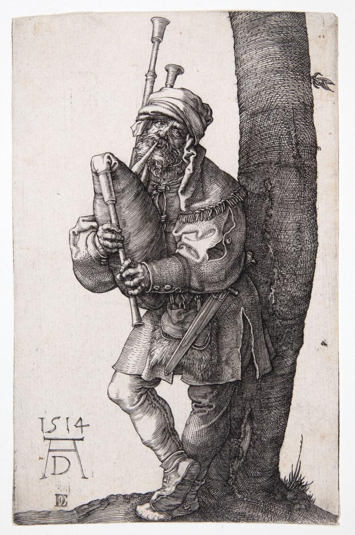 Der Dudelsackpfeifer