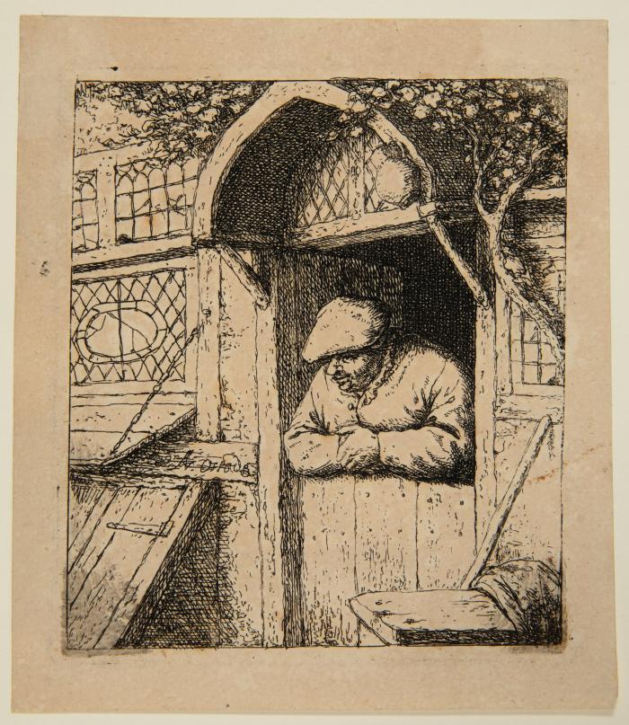 Der Bauer in der Haustür