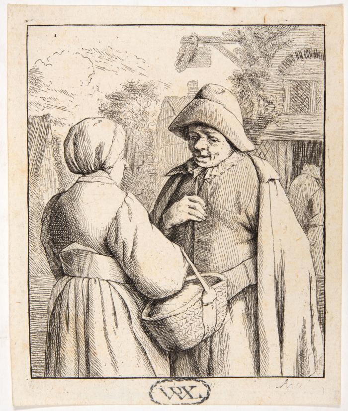 Mann und Frau in Unterhaltung