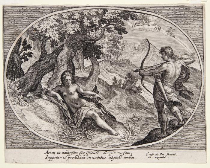 Jupiter und Kallisto / Kallisto nackt