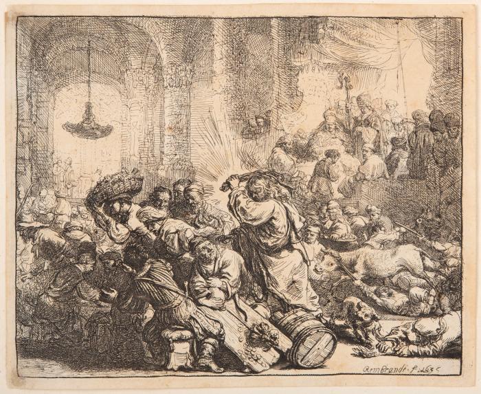 Christus vertreibt die Händler aus dem Tempel