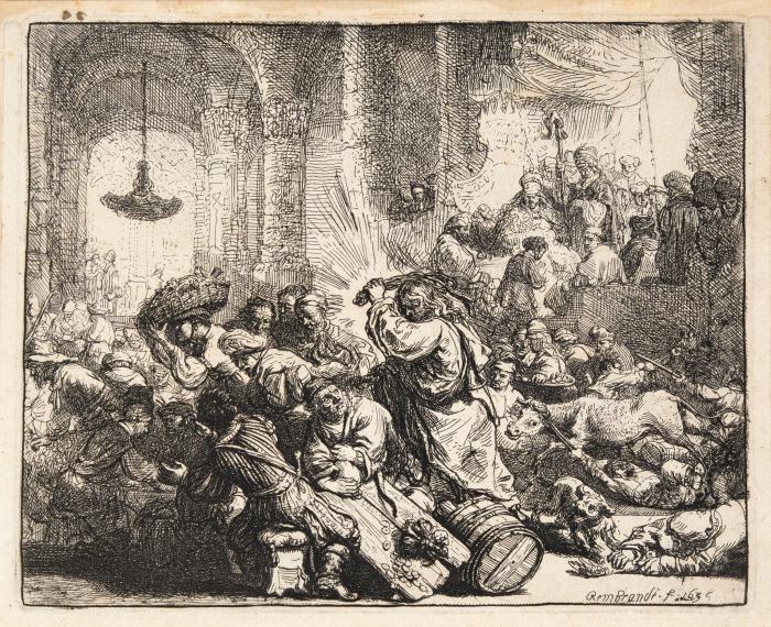 Christus vertreibt die Händler aus dem Tempel