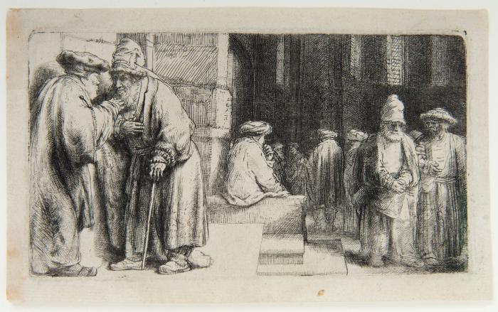 Juden in einer Synagoge