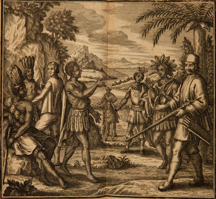 Pockh, Johann Joseph: Der politische katholische Passagier, durchreisend alle Höfe, Republiquen, Herrschaften und Länder der gantzen Welt. Band X (von 10).