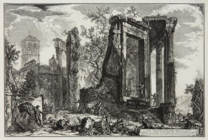 Altra Veduta del Tempio della Sibilla in Tivoli