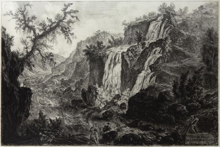 Veduta delle Cascatelle a Tivoli