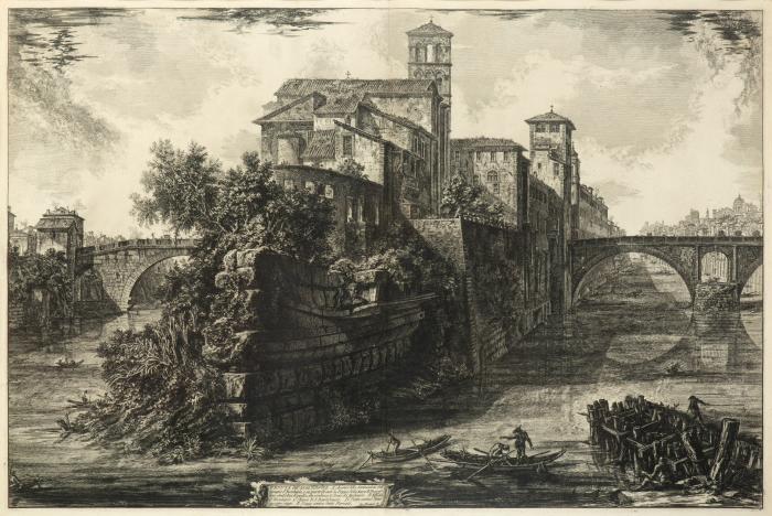 Veduta dell' Isola Tiberna