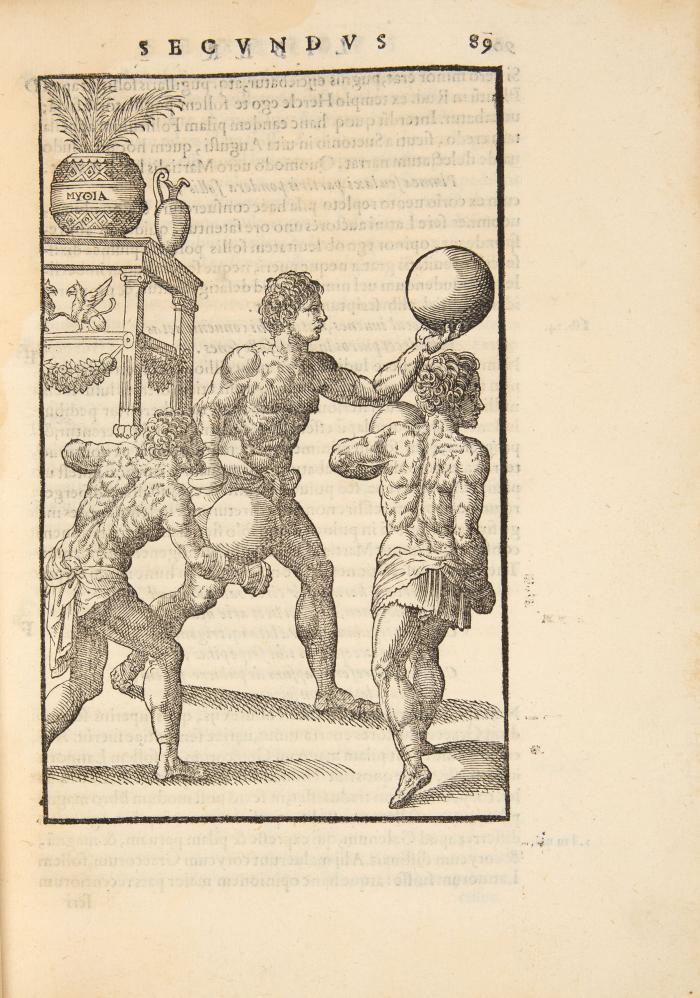 De arte gymnastica libri sex. Secunda editione acti, & multis figuris ornati.