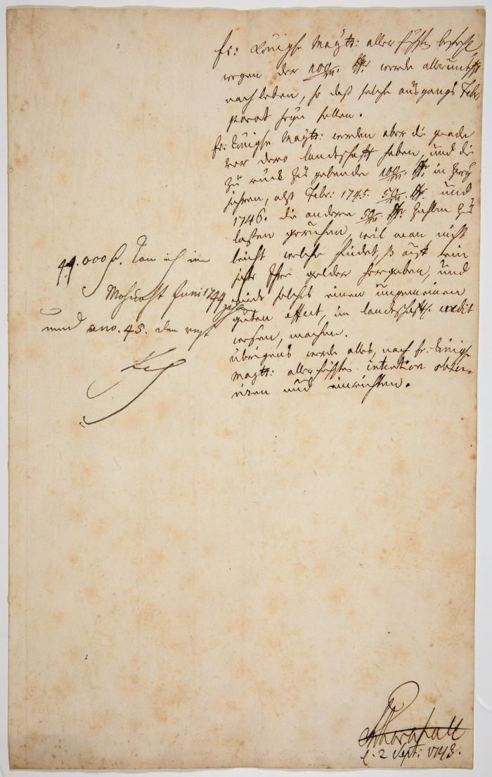 FRIEDRICH II., DER GROSSE (1712 Berlin - 1786 Potsdam)
König von Preußen und Markgraf von Brandenburg.