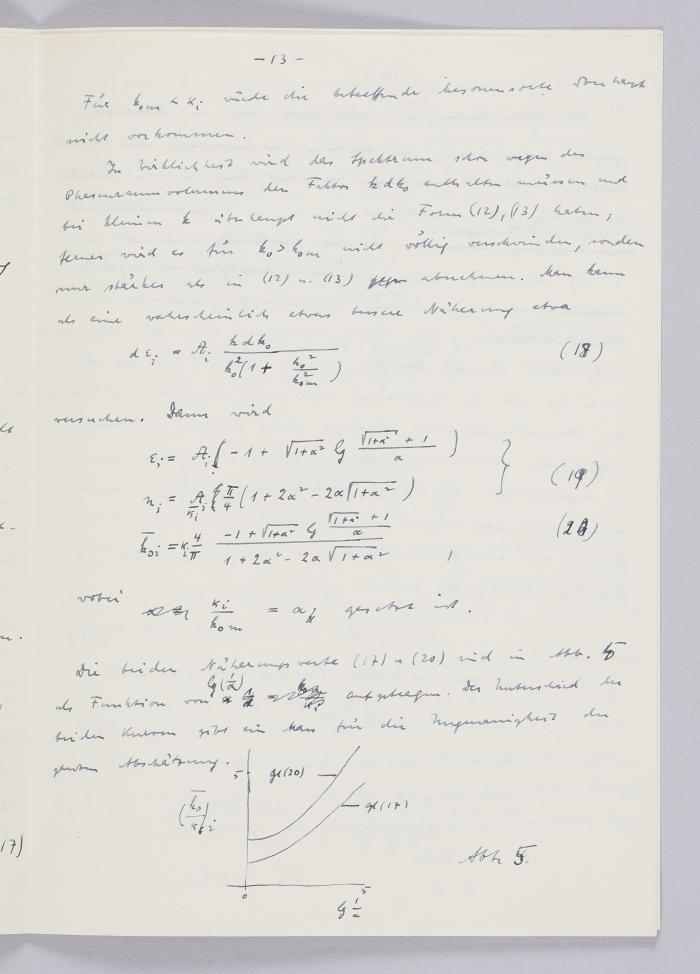 HEISENBERG, WERNER (Würzburg 1901 - 1976 München)
Physiker. Gilt als Begründer der Quantenmechanik.

Mesonenerzeugung als Stosswellenproblem. Eigenhändiges Manuskript.