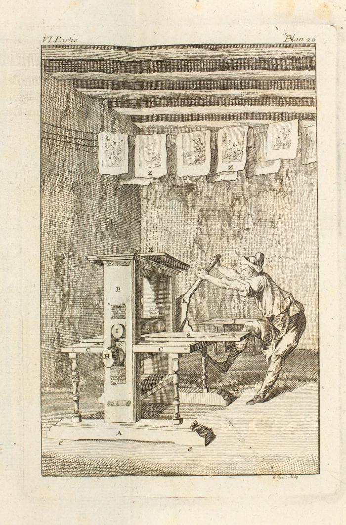 Bosse, Abraham: De la maniere de graver a l'eau forte et au burin et de la gravure en maniere noire. Avec la facon de construire les Presses modernes, & d'imprimer en Taille-Douce. Nouvelle édition.