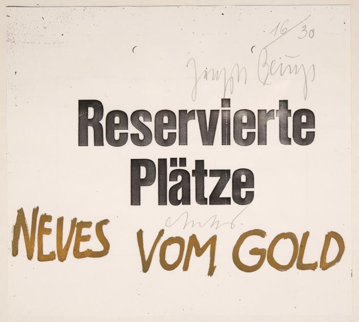 Reservierte Plätze