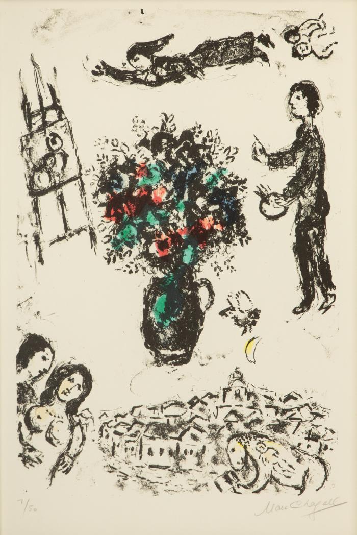Bouquet sur la ville