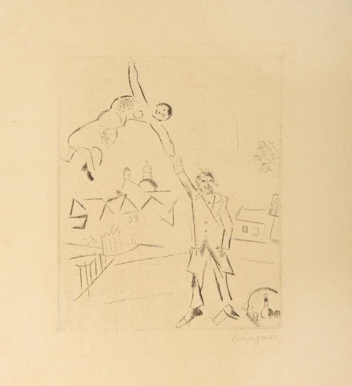 Der Spaziergang II (aus: Bauhaus-Drucke Neue europäische Graphik. Vierte Mappe: Italienische und russische Künstler)